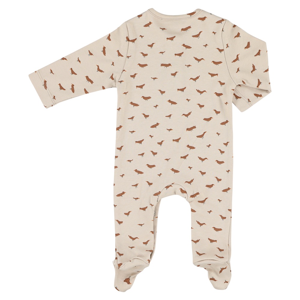 Onesie with feet - Babbling Birds